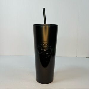 Starbucks 24oz Tumbler Hunter Army Green Soft Touch Matte Venti Straw Cold Cup‎